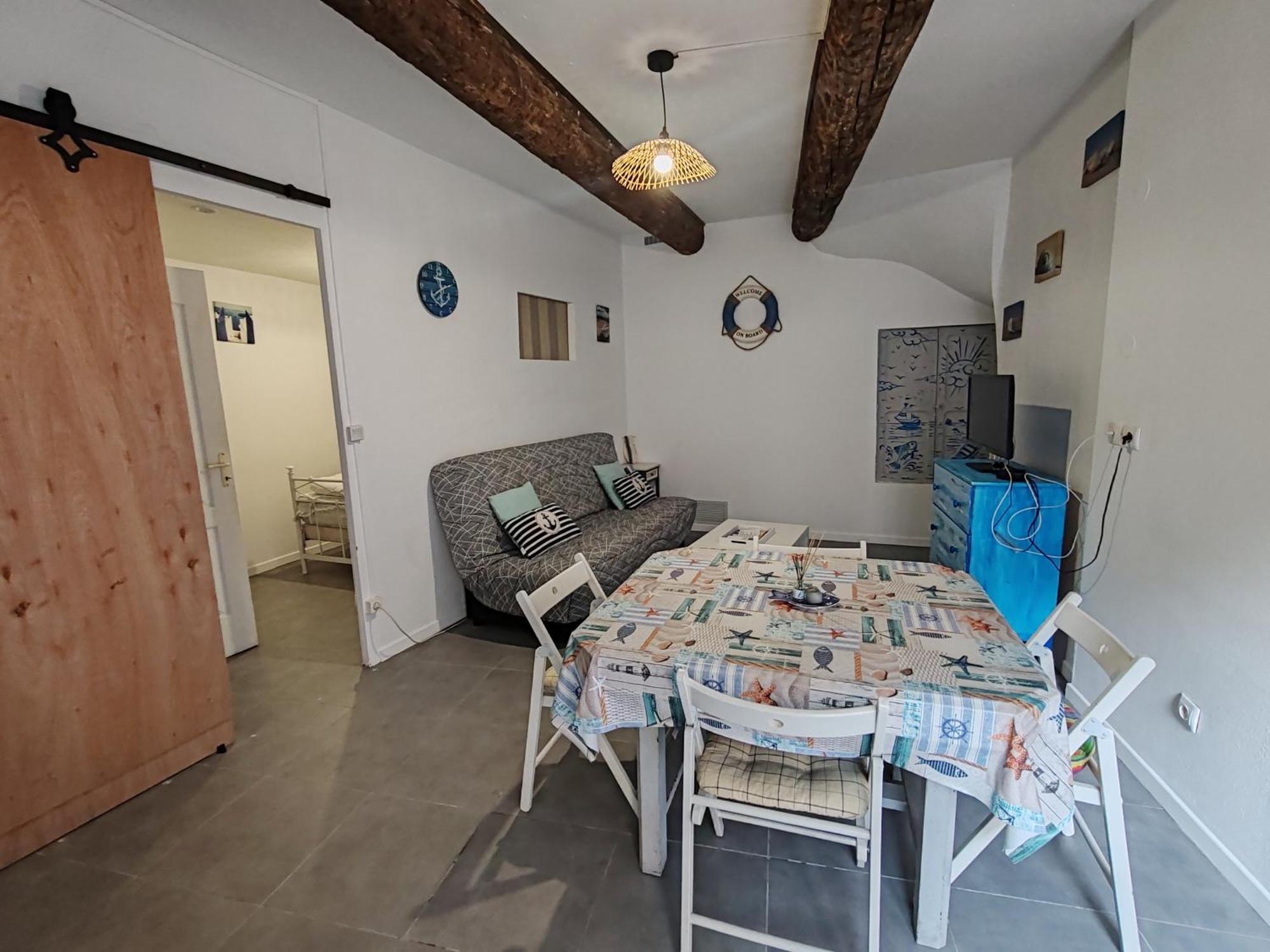 Appartamento Joli T2 Ambiance Nautique Climatise Et Bien Situe Marseillan  Esterno foto